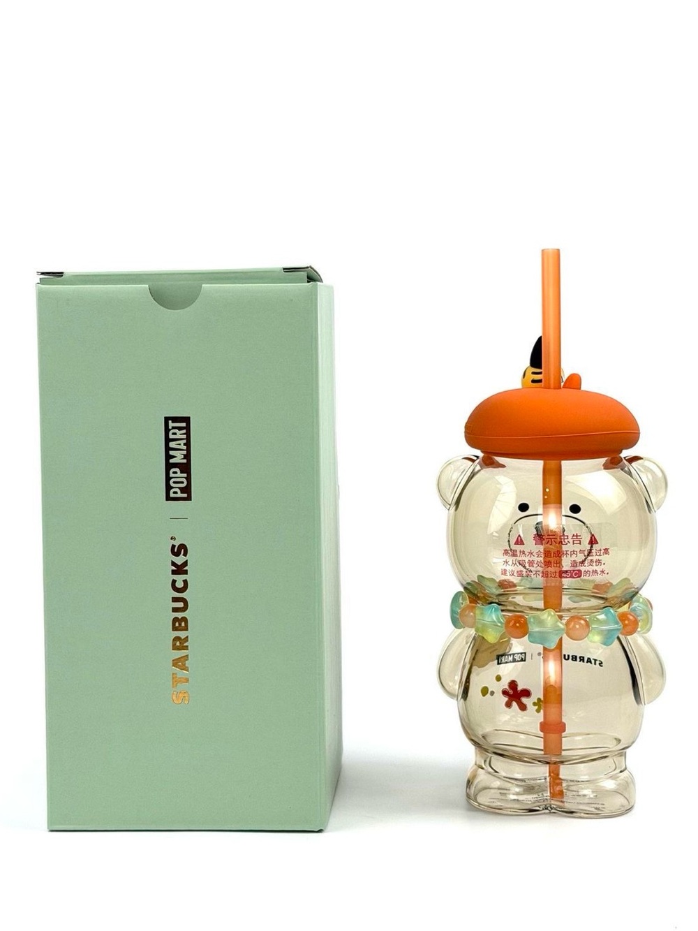 Starbucks * popmart Bearista Tumbler with Straw